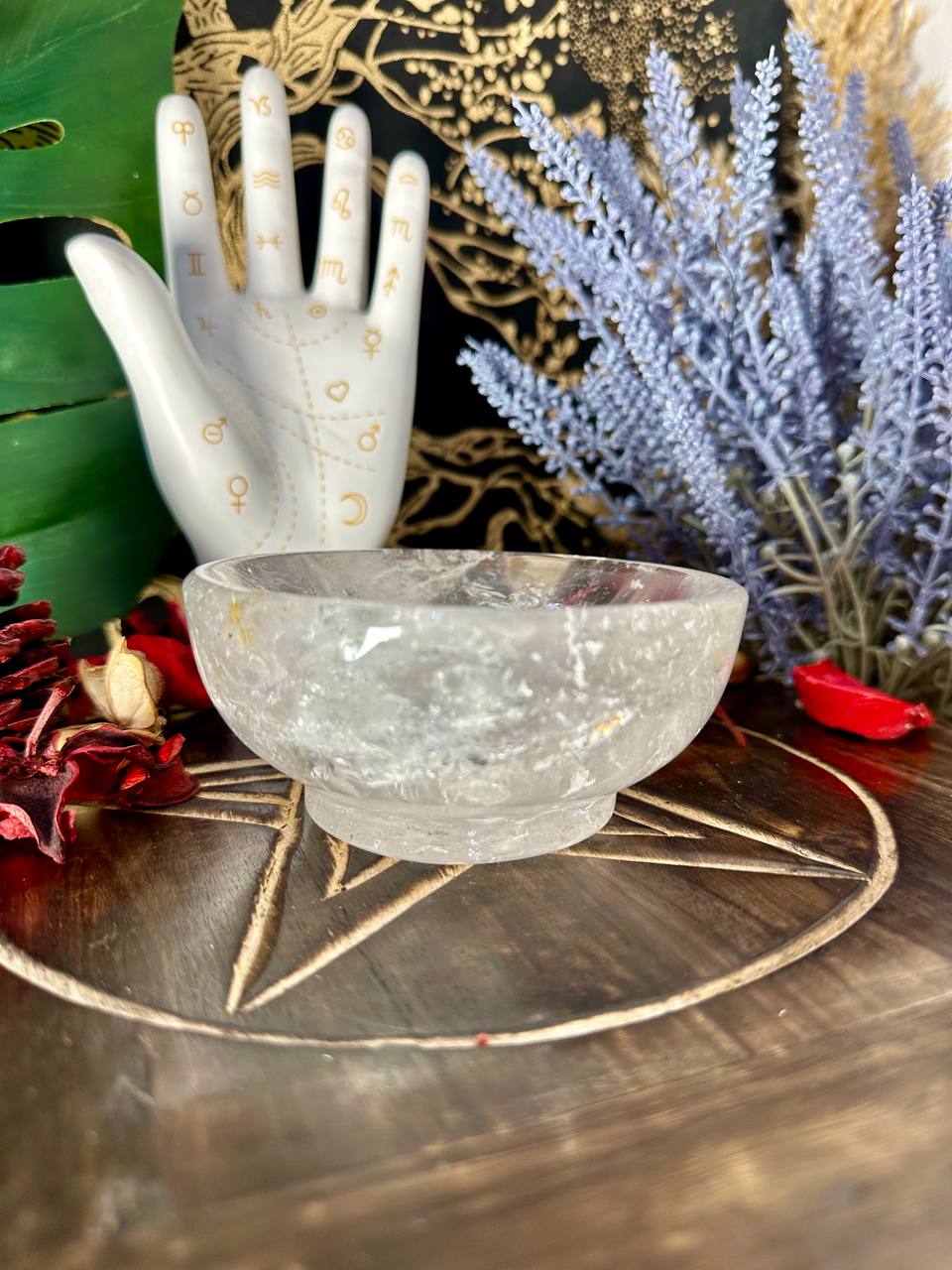 Clear Quartz Round Bowl #2