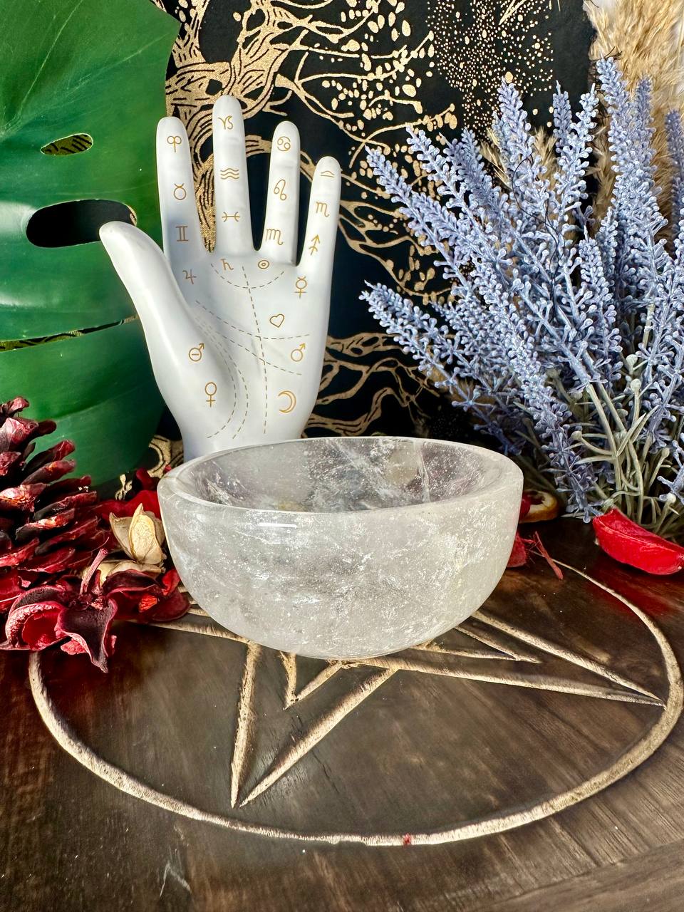 Clear Quartz Round Bowl #3