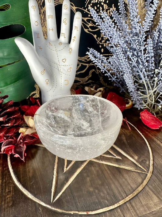 Clear Quartz Round Bowl #3