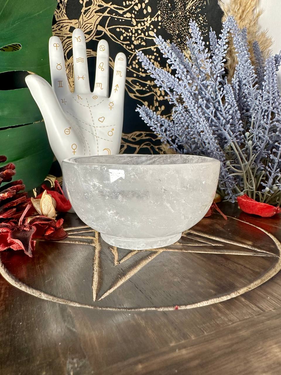 Clear Quartz Round Bowl #4