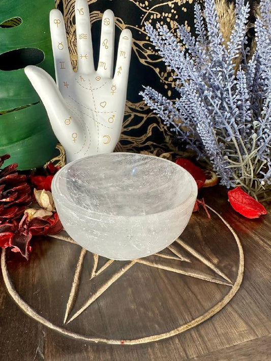 Clear Quartz Round Bowl #4