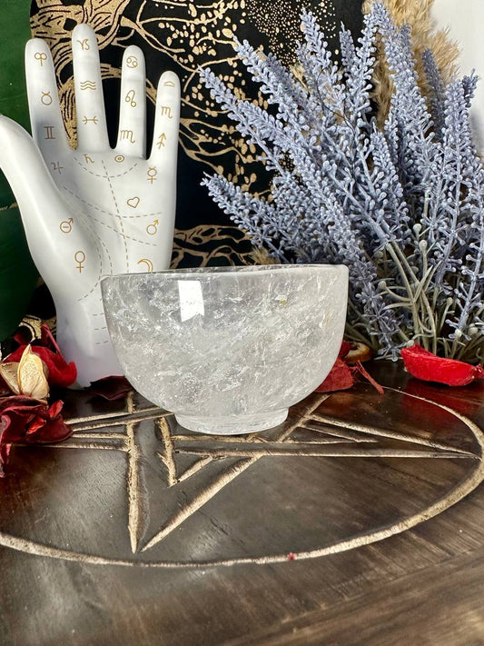 Clear Quartz Round Bowl #5