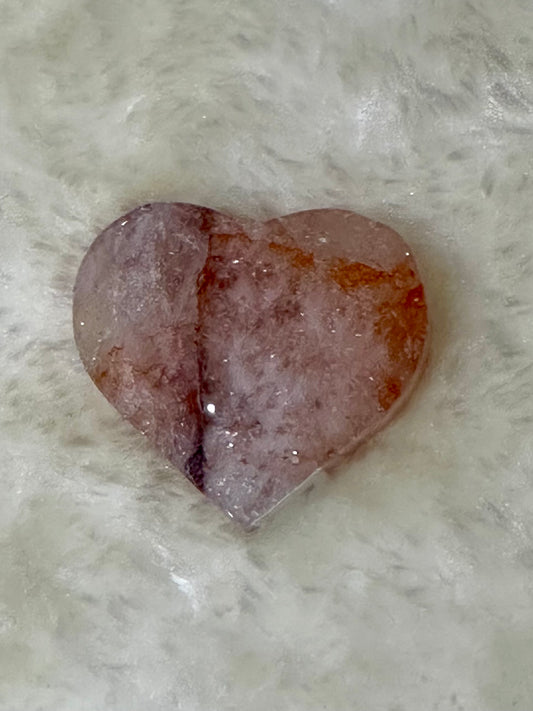 Fire Quartz Heart #1