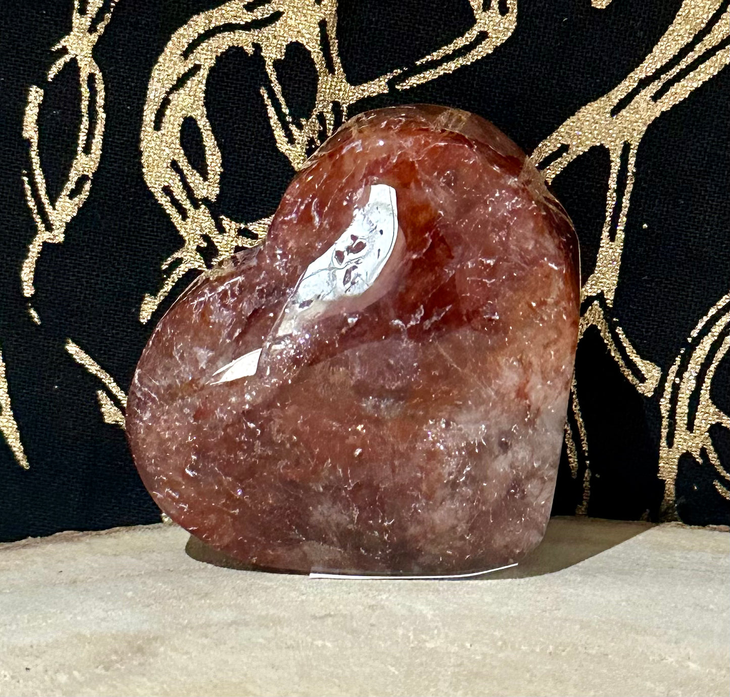 Fire Quartz Heart #5