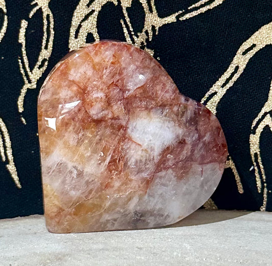 Fire Quartz Heart #4