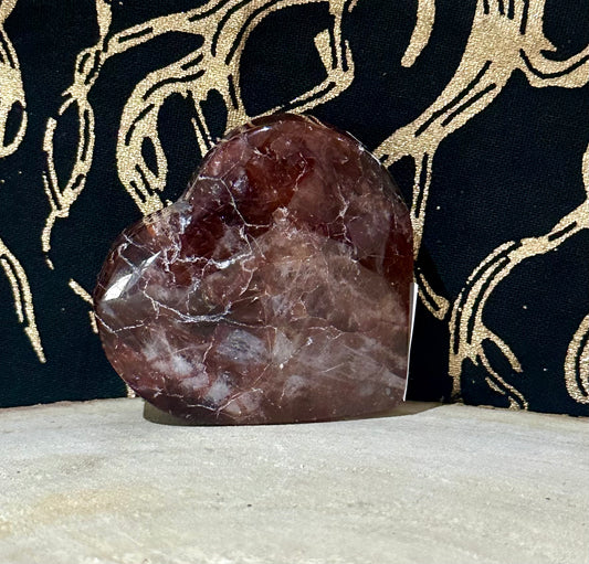 Fire Quartz Heart #7