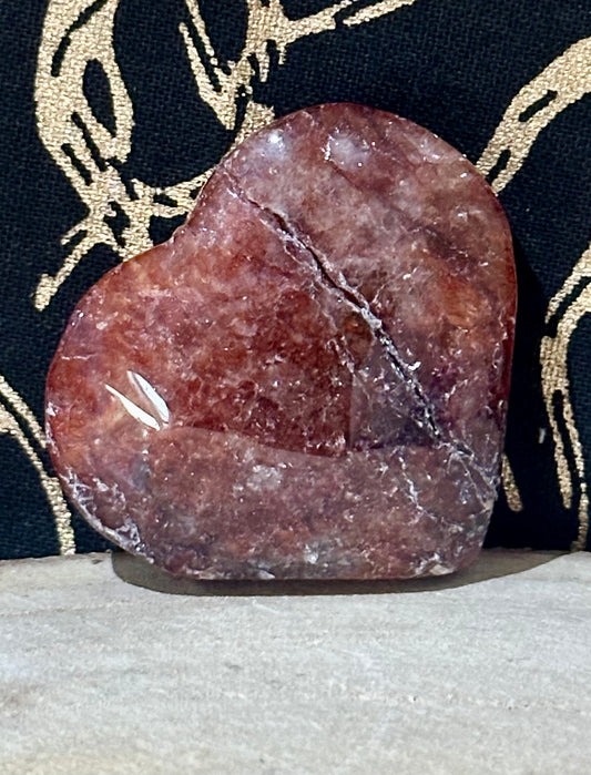 Fire Quartz Heart #6