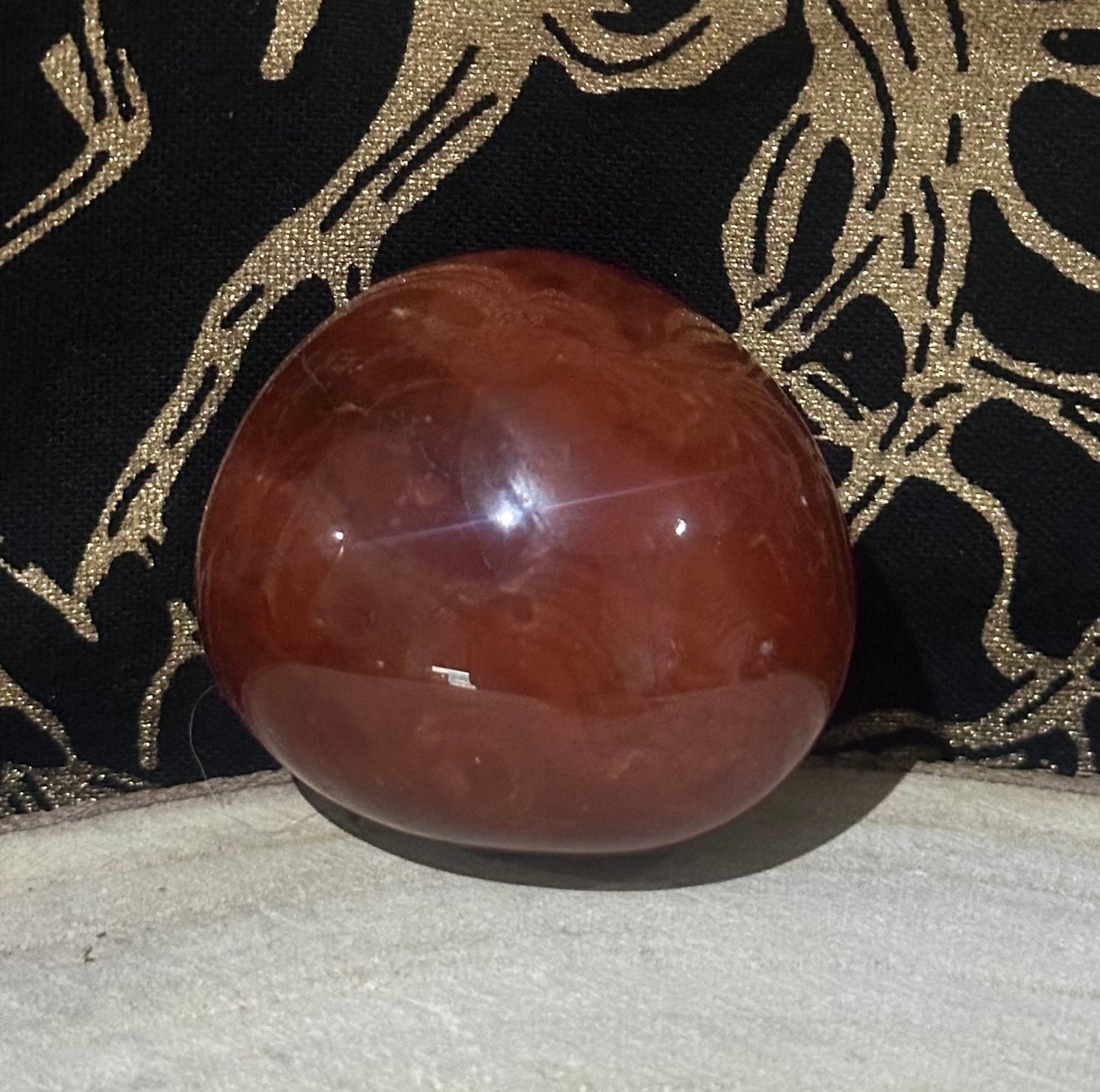 Carnelian Palm Stone #2