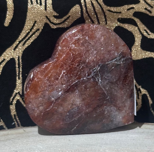 Fire Quartz Heart #9