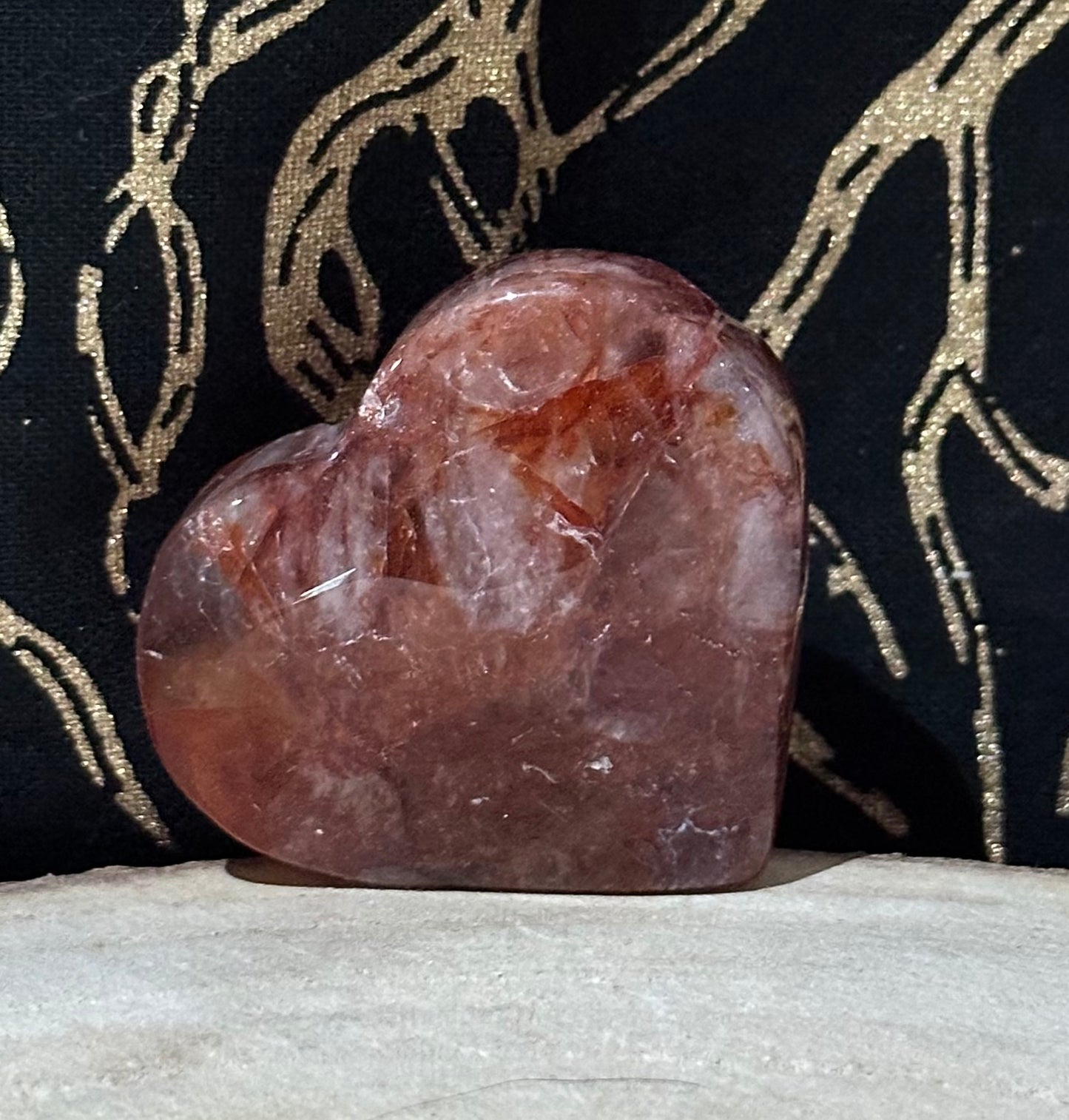 Fire Quartz Heart #10