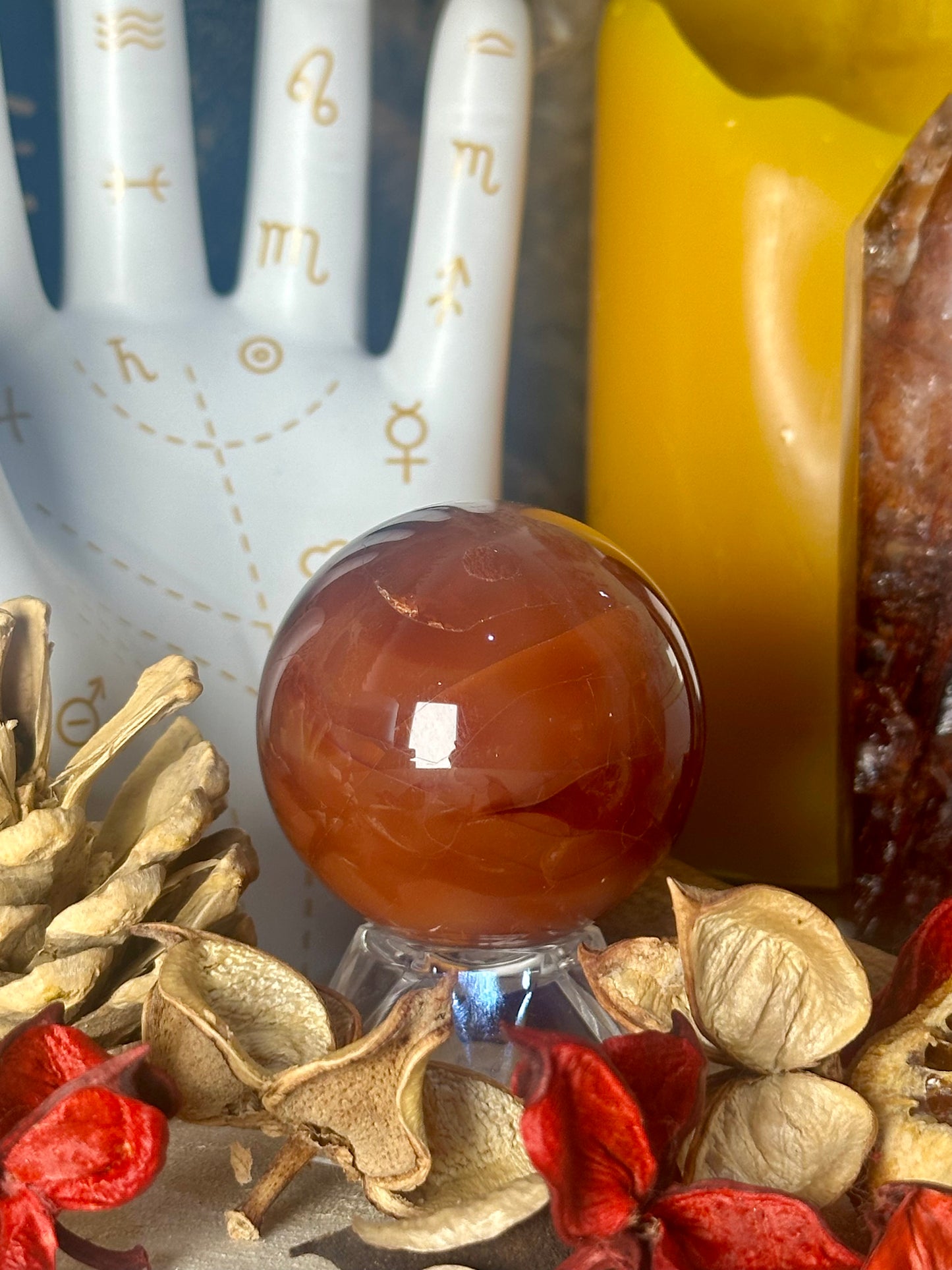 Carnelian Sphere #4