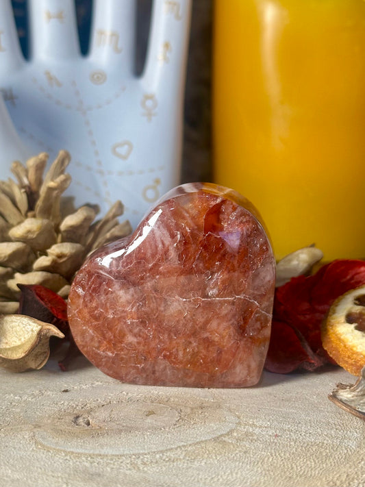 Fire Quartz Heart #11