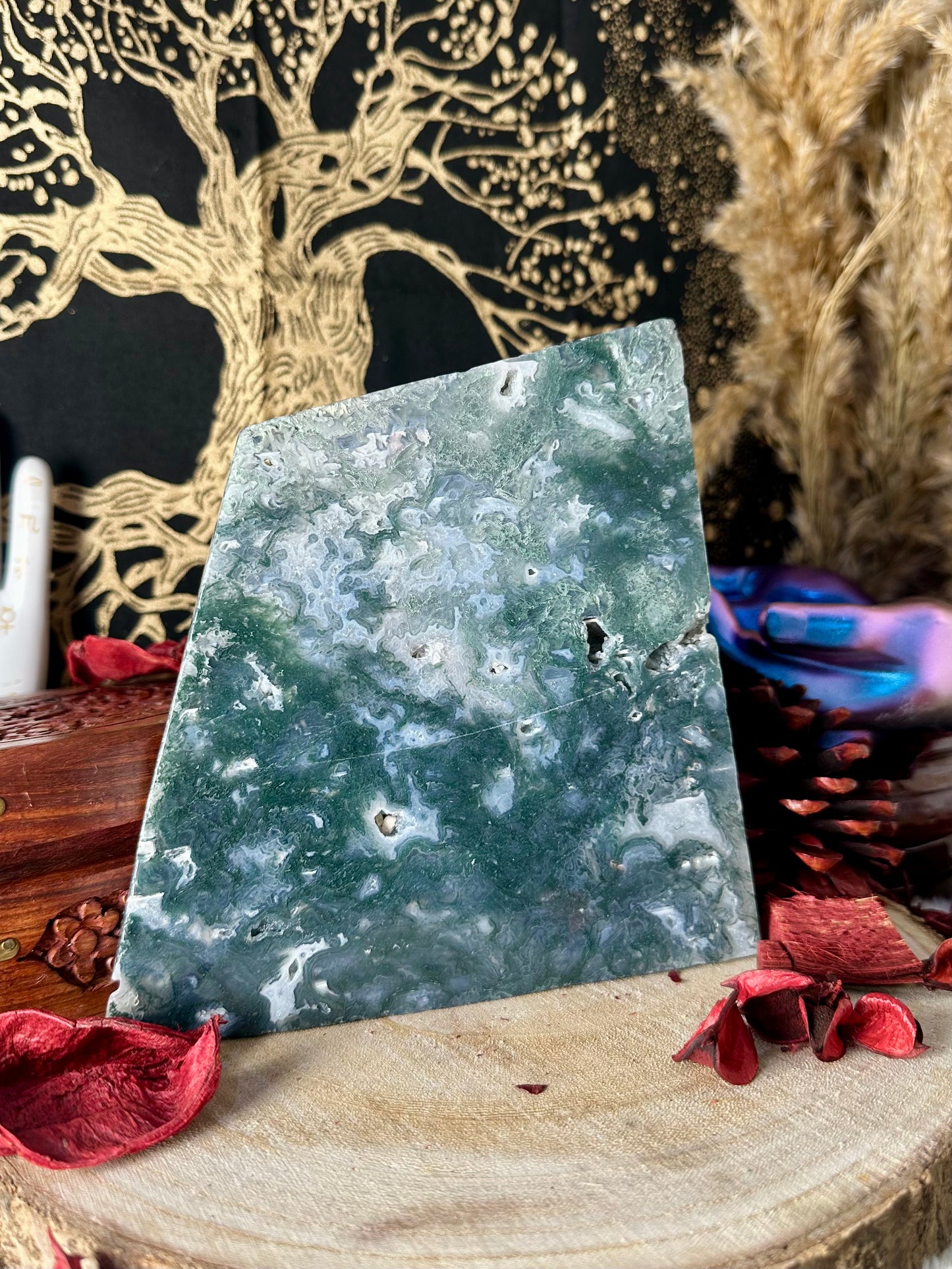 Moss Agate Slab #1