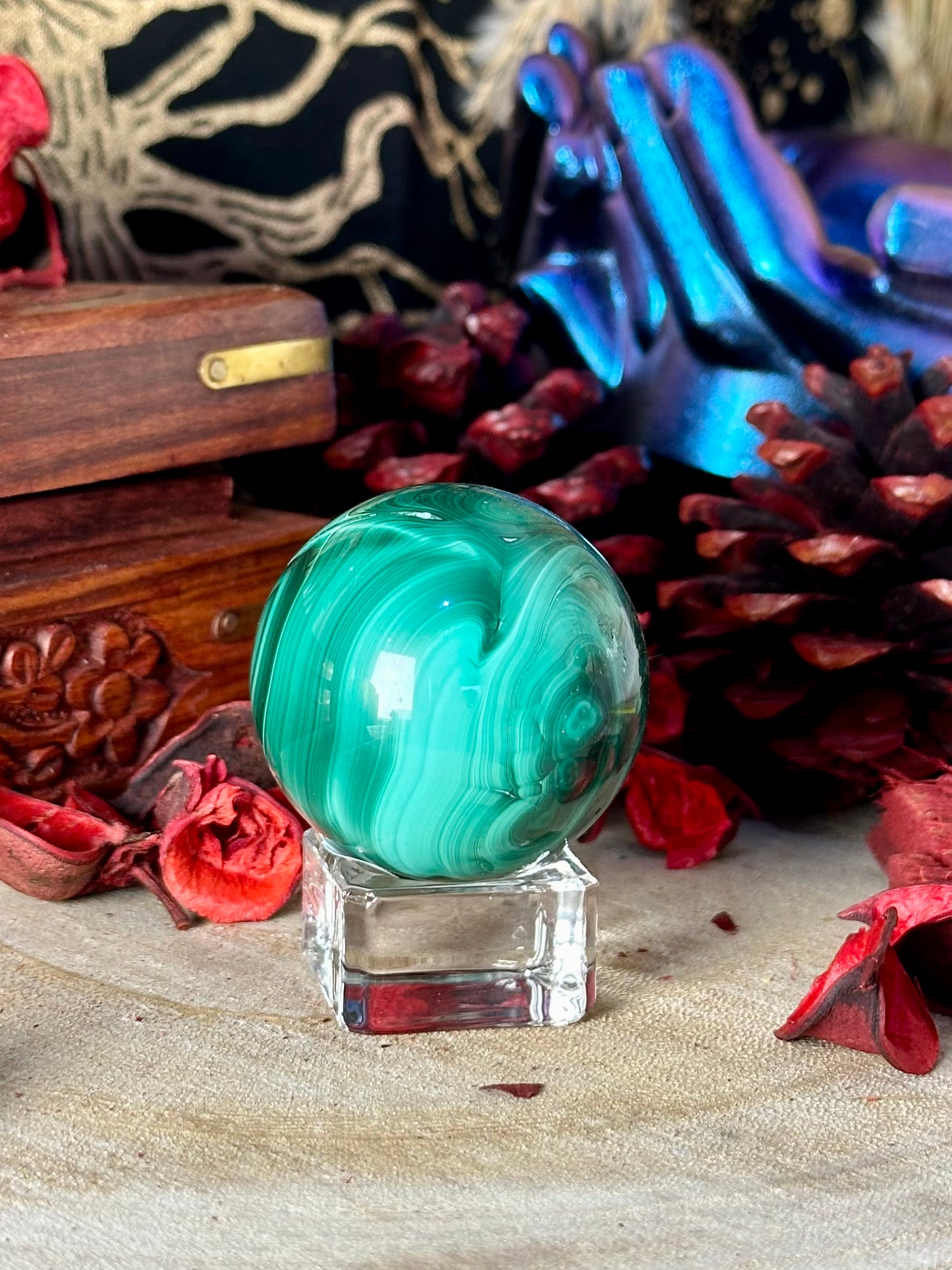 Malachite Sphere #4