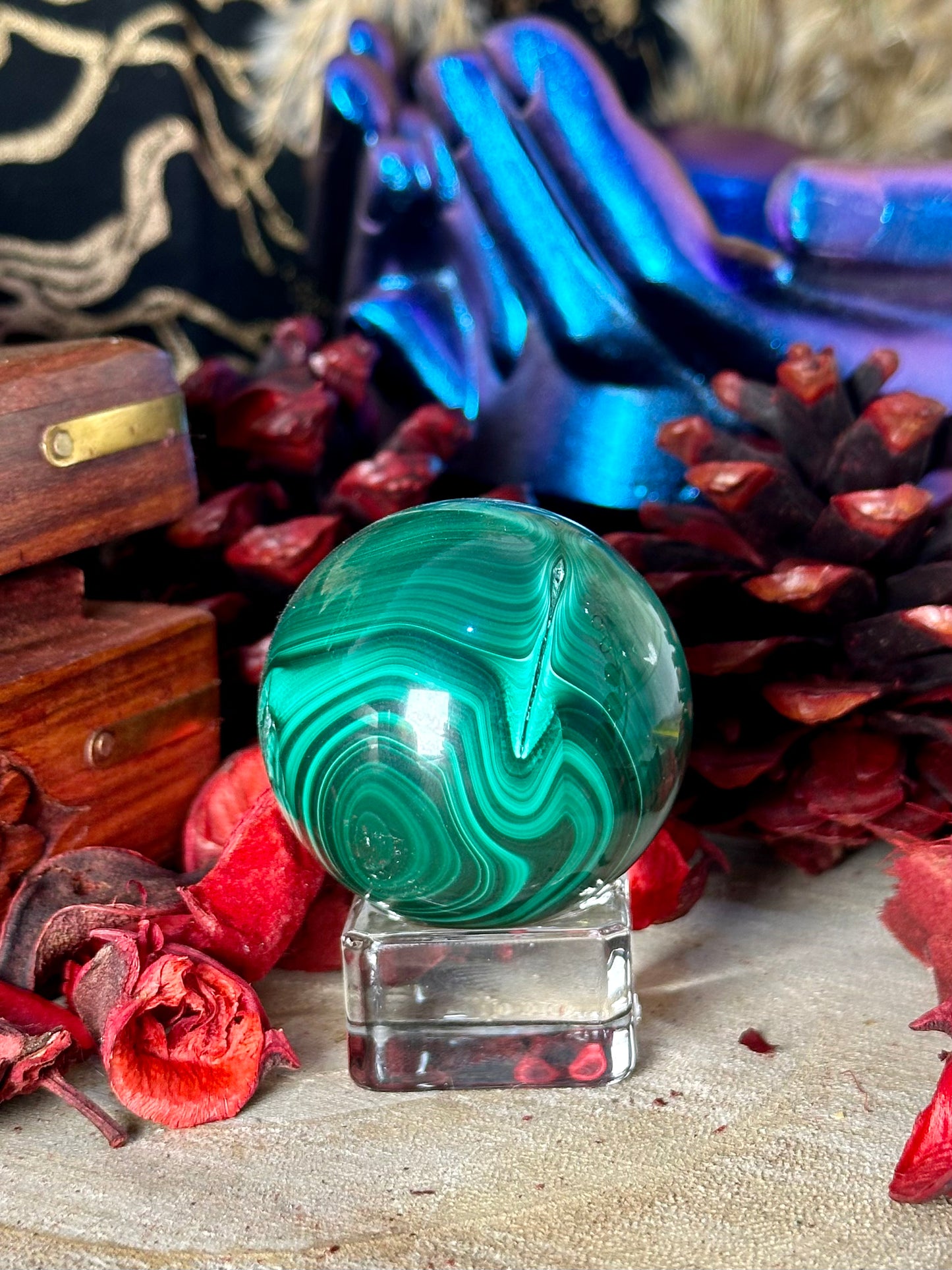 Malachite Sphere #5