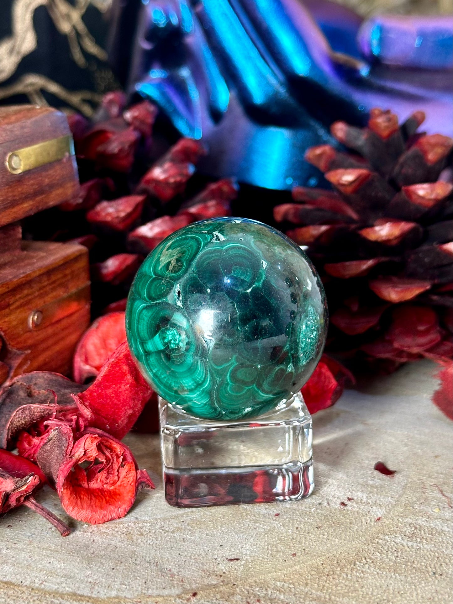 Malachite Sphere #7