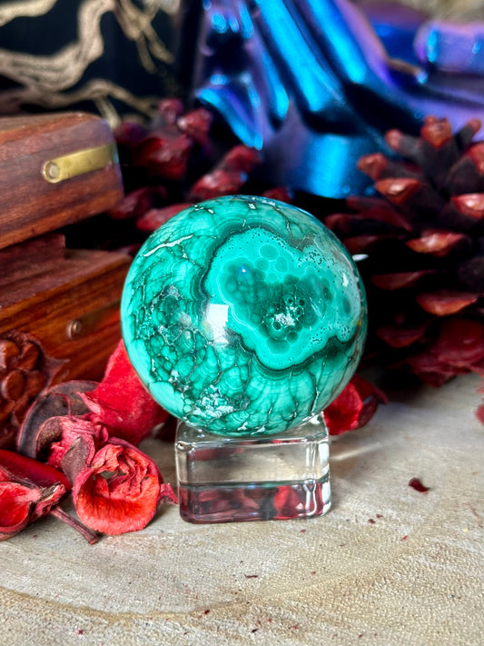 Malachite Sphere #8