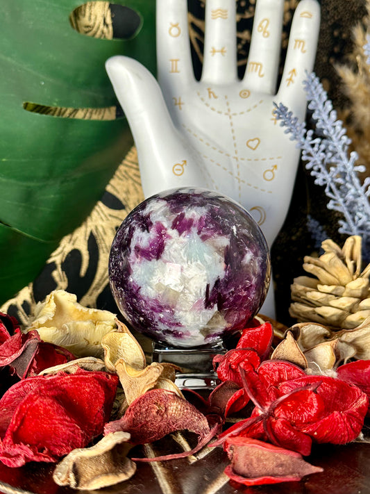 Lepidolite Sphere #3