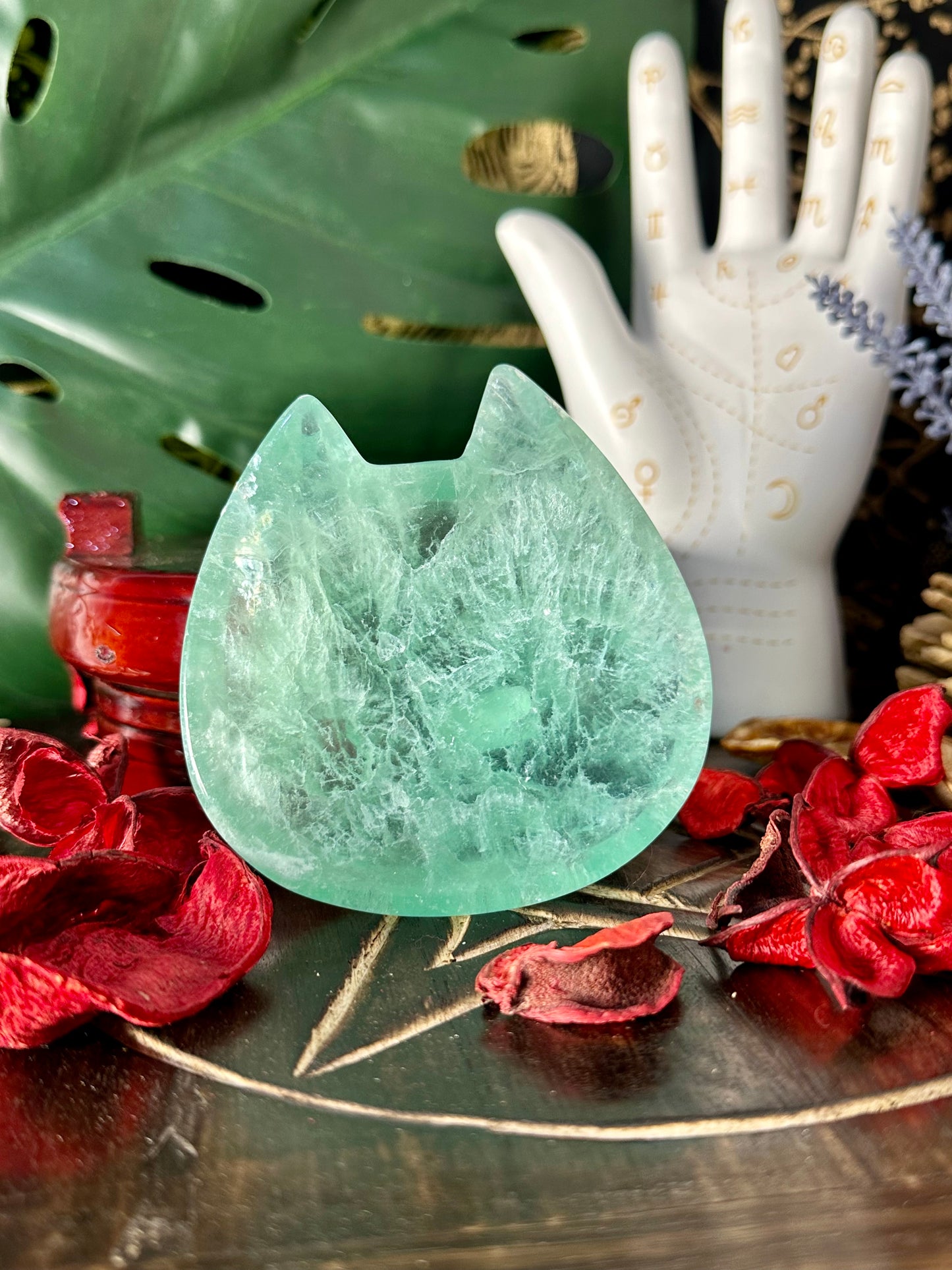 Flourite Small Cat Bowl #1