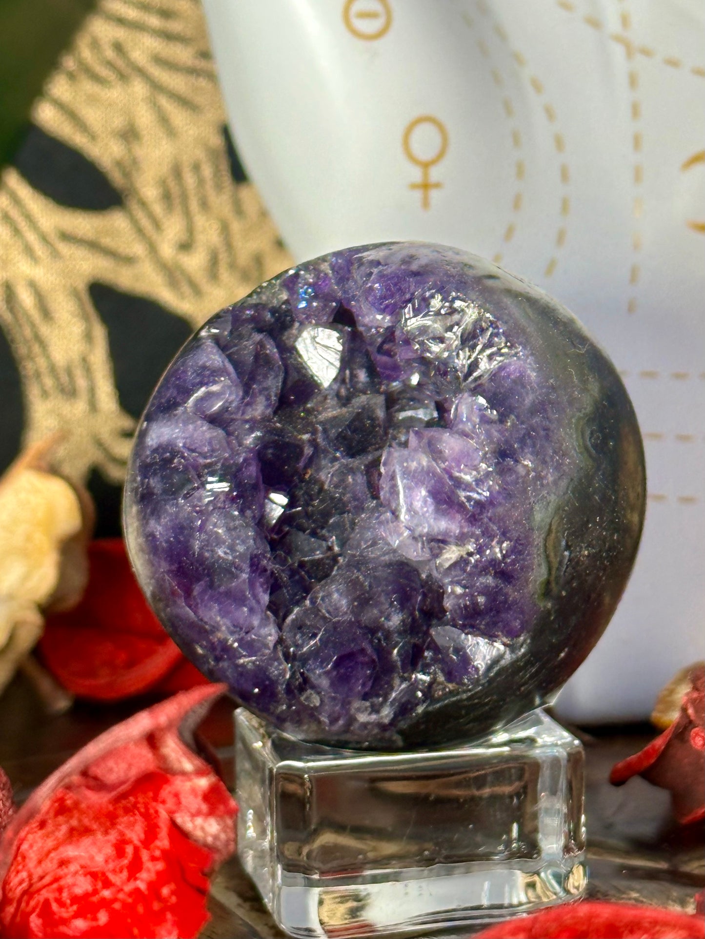 Amethyst Open Sphere