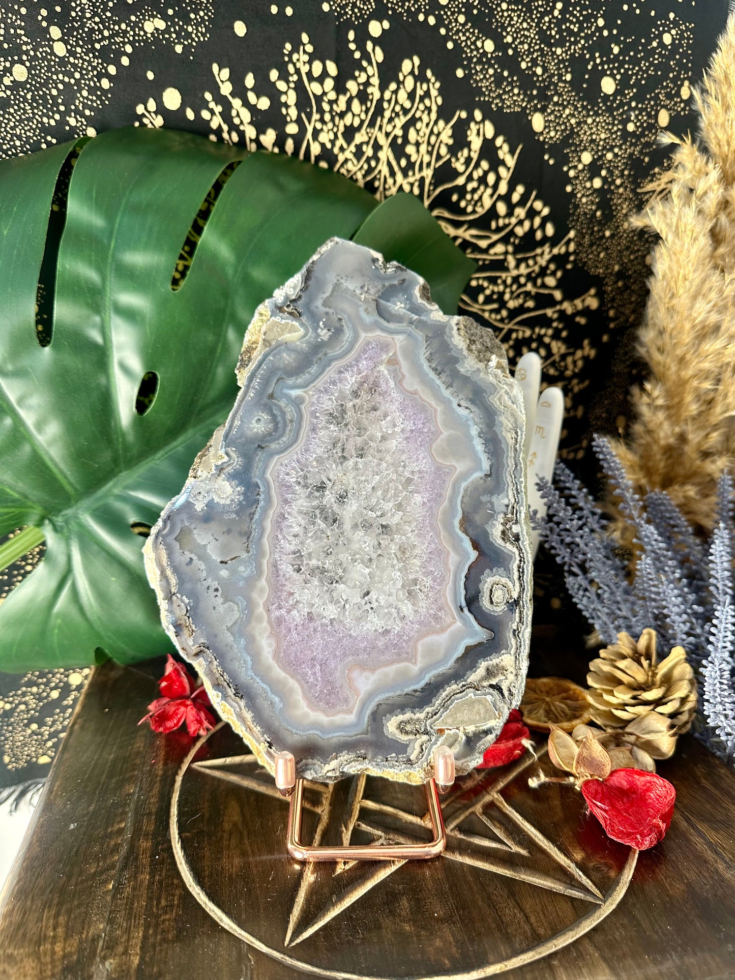 Amethyst Agate Slab