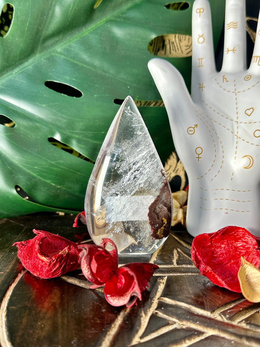 Clear Quartz Flame #1
