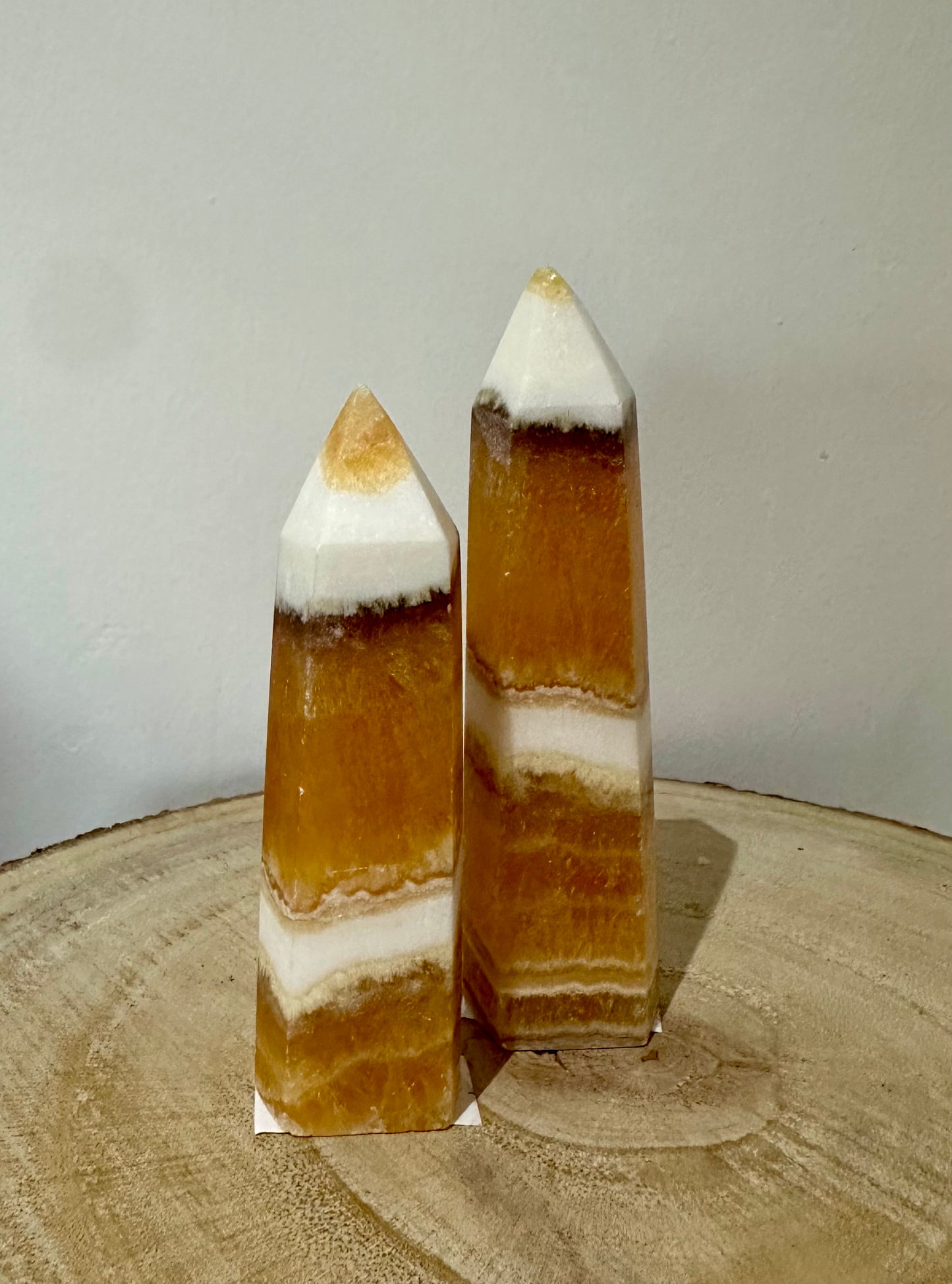 Orange Calcite Tower #2